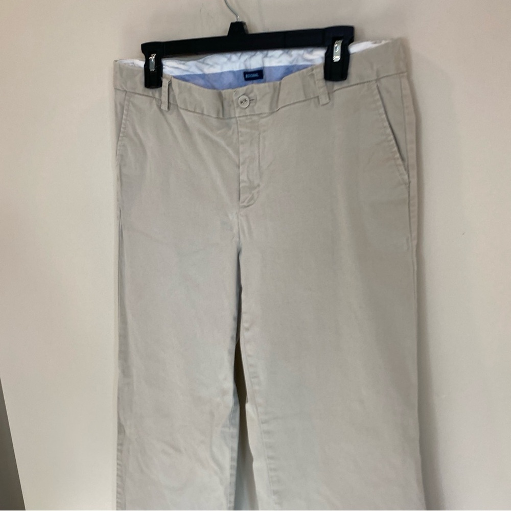 Gap Wide Leg Khaki Pants Womens Size 12 Regular Stretch 2000s - Picture 2 of 6
